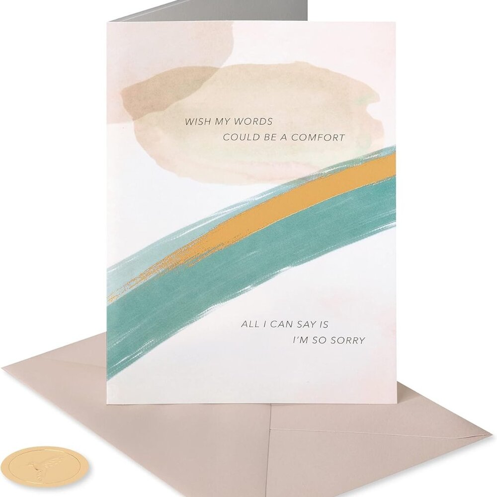Papyrus Sympathy Card | Blank Card | Wish My Words Could Be of Comfort